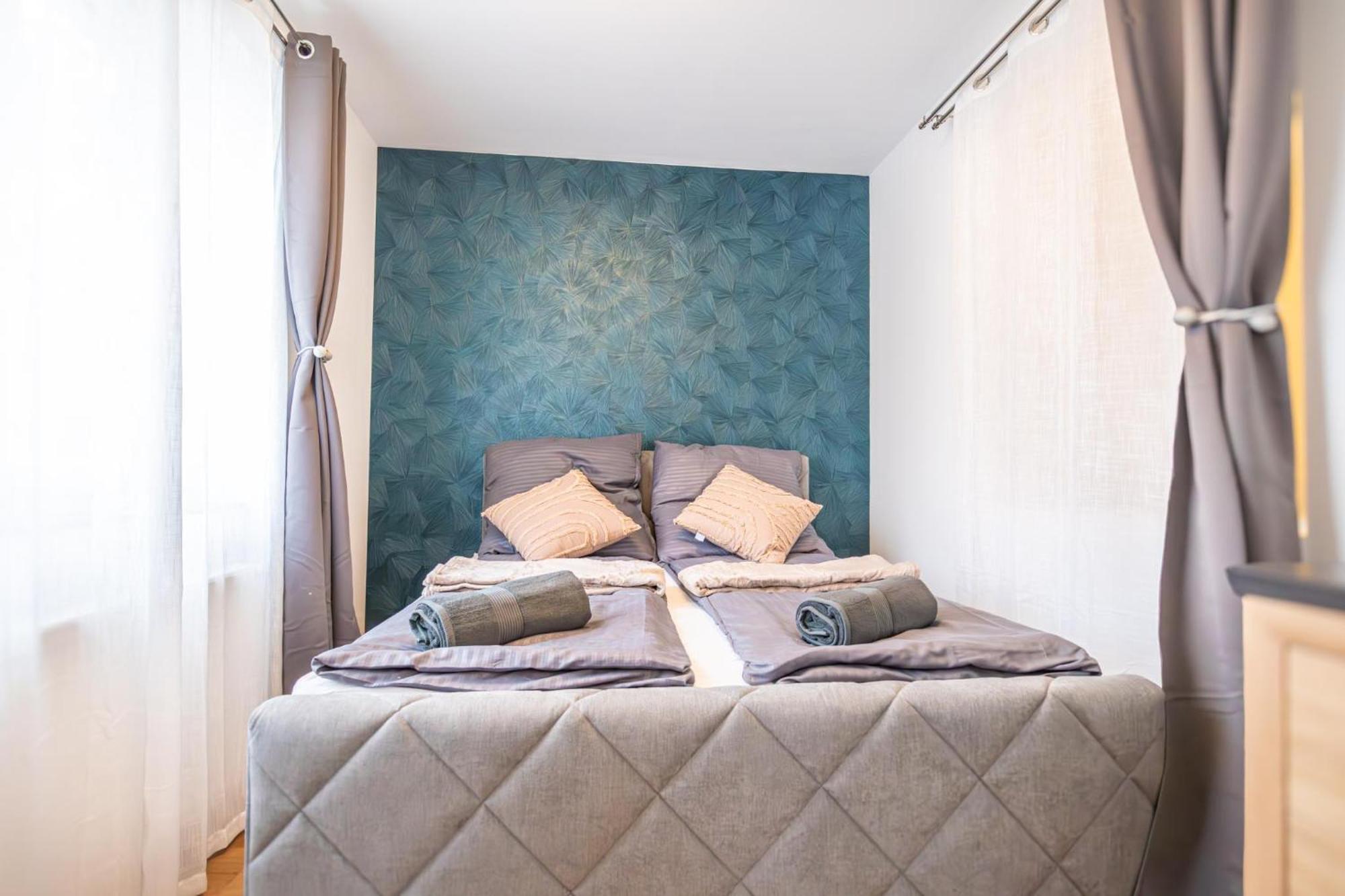 Charming 1Br And 1Lr Apt Modern Design Donaustadt Vienna Exterior photo